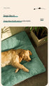 Warm Dog Bed Washable Pet Bed Non-Slip Dog Bed High Backrest Dog Bed Thick Dog - Green - Size 47*37.4in