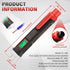 Non Contact Voltage Tester Pen, 12V-1000V Dual Range AC Circuit Tool, IP66 Waterproof Electrical Wire Detector with LCD Display, Buzzer Alarm, LED Flashlight & Breakpoint Finder