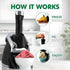 Home Ice Cream Maker - Soft Serve & Frozen Dessert Machine for Healthy Sorbet, Sherbet, Fruit Ice Cream & Yogurt