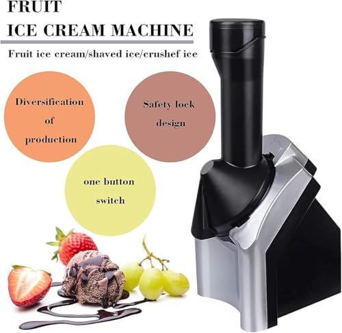 Home Ice Cream Maker - Soft Serve & Frozen Dessert Machine for Healthy Sorbet, Sherbet, Fruit Ice Cream & Yogurt