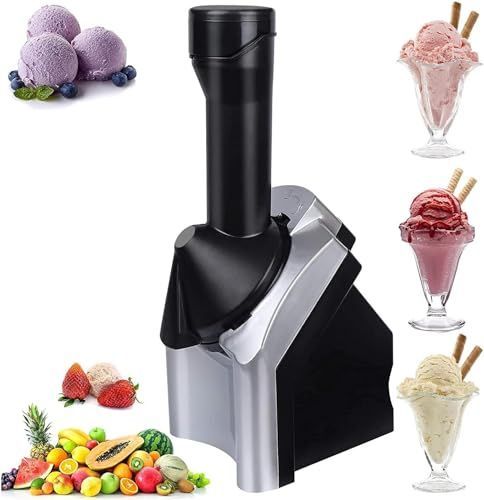 Home Ice Cream Maker - Soft Serve & Frozen Dessert Machine for Healthy Sorbet, Sherbet, Fruit Ice Cream & Yogurt