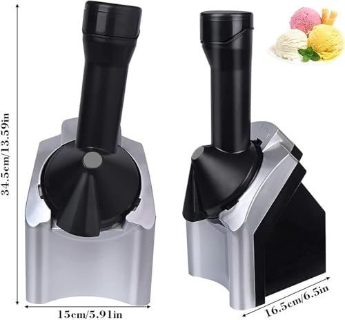 Home Ice Cream Maker - Soft Serve & Frozen Dessert Machine for Healthy Sorbet, Sherbet, Fruit Ice Cream & Yogurt