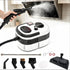 Handheld Steam Cleaner with 1500ML Tank Steamer for Kitchen & Bathroom 1.5L water tank Dual steam hoses 6-speed adjustable spray gun Independent spray gun