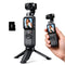 4K Vlogging Camera with 330° Gimbal Lens & 75MP Photo, WiFi Pocket Camera Compact Vlog Camera for Beginners, 330 Degree Rotating Lens, Content Creator Kit with Tripod & 16GB Card - Black - Size 158mm