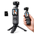 4K Vlogging Camera with 330° Gimbal Lens & 75MP Photo, WiFi Pocket Camera Compact Vlog Camera for Beginners, 330 Degree Rotating Lens, Content Creator Kit with Tripod & 16GB Card - Black - Size 158mm