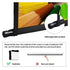 84 Inch 4K HD Foldable Splicing Projector Screen, Anti-Light Projection for Home Theater, Movie Nights, Gaming, Office, Classroom & Backyard Cinema, Gift - Dark Gray