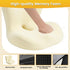 Memory Foam Seat Cushion for Office Chair - Sciatica Pain Relief Coccyx Cushion for Tailbone Pain - Orthopedic Gel Seat Cushion for Car & Desk - Non-Slip Bottom with Breathable Cover - Black - Size 38cm*38.5cm*33cm