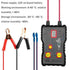 Fuel Injector Tester Cleaner Kit, 12V Car Injector Tester with 2 Adapters 4 Pulse Modes, DIY Cleaning Tool Set with Short Circuit Protection, Automotive Gasoline Injector Tester MZ620