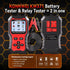 KW371 6V/12V/24V Battery Tester & 4/5Pin Relay Tester 2 in 1 battery tester automotive with cranking & charging load test, 4/5-pin relay tester, CCA 10-2000, No batteries required.