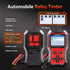 KW371 6V/12V/24V Battery Tester & 4/5Pin Relay Tester 2 in 1 battery tester automotive with cranking & charging load test, 4/5-pin relay tester, CCA 10-2000, No batteries required.