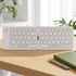 Portable Tri-Fold Bluetooth Keyboard 3-Channel Multi - White - Size 28.2*9.7cm