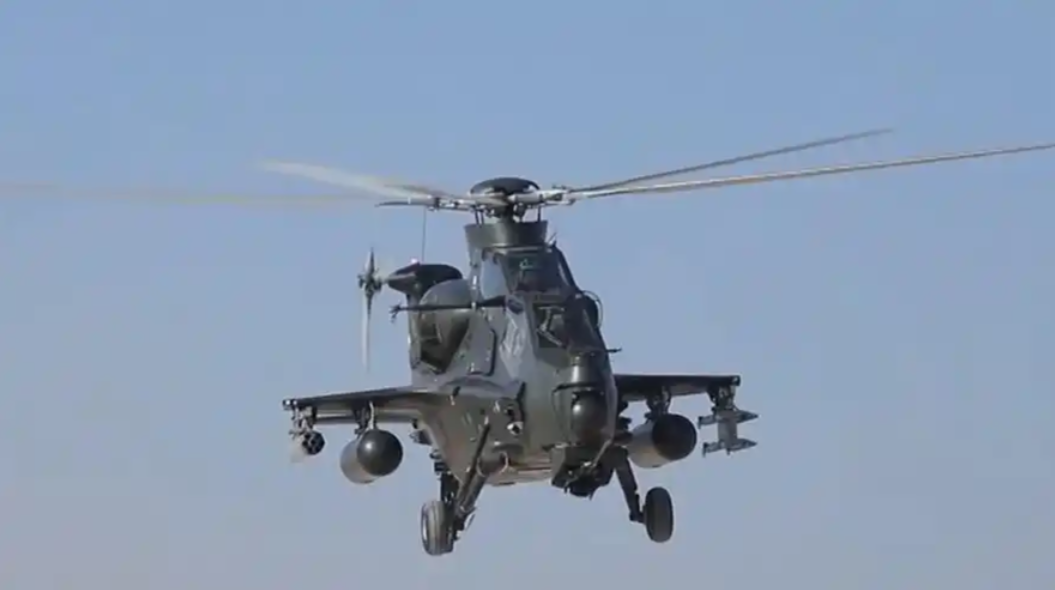 WZ-10 Attack Helicopter Building Blocks Set, 264 Pieces Military Model Kit for Kids Aged 6+ & Enthusiasts（WZ10 helicopter gunship）