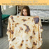 Burritos Tortilla Throw Blanket (Brown), Novelty Funny Round Blanket for Kids & Adults, Soft Flannel Tortilla Wrap Blanket（36",Baby）