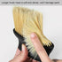 Yellow & Black Car Detailing Brush Set (2-Pack): Soft Bristle Dust Cleaners for Air Vents, Dashboard & Home Use