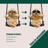 Cute Swinging Labrador Car Mirror Ornament: Yellow Retriever Hanging Accessory for Australian Drivers & Dog Lovers