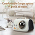 Printed Space Capsule Cat Bag, Large Capacity Crossbody Dog Bag, Universal Pet Bag for All Seasons