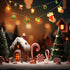 6M 40-LED Christmas Fairy String Lights: Santa/Snowman/Wreath Battery-Powered Warm White Decor for Home/Party