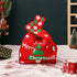 Christmas gift 4-Pack Christmas Knitted Gift Bags - Small & Big Festive Pouches for Apples, Candies, Christmas Eve Gifting & DecorationProduct（S）