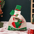 Christmas gift 4-Pack Christmas Knitted Gift Bags - Small & Big Festive Pouches for Apples, Candies, Christmas Eve Gifting & DecorationProduct（S）