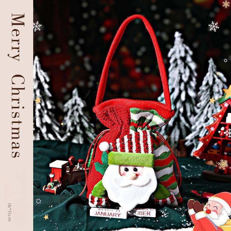 Christmas gift Festive Aussie Christmas Gift Bags: Cute Reindeer, Santa & Snowman Pouches for Xmas Treats & Gifting（moose）
