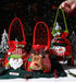 Christmas gift Festive Aussie Christmas Gift Bags: Cute Reindeer, Santa & Snowman Pouches for Xmas Treats & Gifting（Santa Claus）