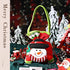 Christmas gift Festive Aussie Christmas Gift Bags: Cute Reindeer, Santa & Snowman Pouches for Xmas Treats & Gifting（Santa Claus）