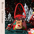 Christmas gift Festive Aussie Christmas Gift Bags: Cute Reindeer, Santa & Snowman Pouches for Xmas Treats & Gifting（Santa Claus）
