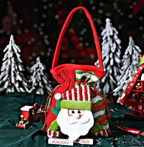 Christmas gift Festive Aussie Christmas Gift Bags: Cute Reindeer, Santa & Snowman Pouches for Xmas Treats & Gifting（Snowman）