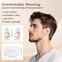 Rechargeable Behind-the-Ear Hearing Aids with Charging Case – Compact Sound Amplifier for Adults & Seniors with Memory Volume (White Case, Skin Tone Device)