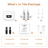 Rechargeable Behind-the-Ear Hearing Aids with Charging Case & LCD Display – Compact Sound Amplifier for Adults and Seniors (White Case, Silver Device)