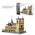 Notre-Dame Cathedral of Paris Mini Building Blocks Model – Iconic Gothic Landmark for Home Display, Educational Play & Gift-Giving (Beige) | Other Architectural Models Available In-Store