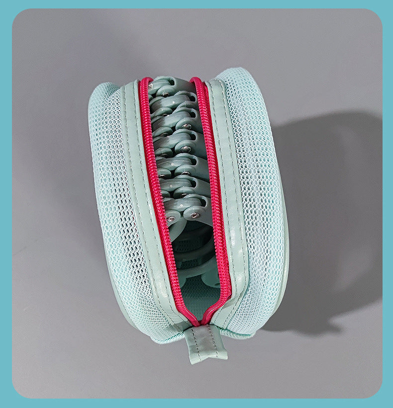 Foldable Travel Hangers with Storage Bag – 10-Piece Compact Clothes Hanger Set for Hotel, Dorm & Home Use (Pink)  | Other Colors Available in Store