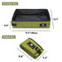 Portable Foldable Cat Litter Box – Waterproof, Leak-Proof Travel Cat Toilet with Large Opening, Ideal for Camping, Hotel Stays, Road Trips (Green)