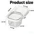 2-Pack Kitchen Sink Drain Basket – White Suction Mount Strainer for Food Waste, Tea Leaves & Vegetables – Space-Saving Filter with Top Storage (White)