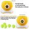 Automatic Dog Ball Launcher with 15 Mini Tennis Balls & Mesh Bag – Rechargeable Pet Toy for Small Dogs, Adjustable Launch Distance, Interactive Play (Orange)