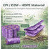 Dog Poop Bags with Dispenser – 240 Count, Leak-Proof, Strawberry Scented, Large Size for All Dogs, Biodegradable & Durable (Purple)