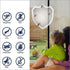 Magnetic Screen Door 90cm x 210cm – Self-Adhesive Mesh Netting for Mosquito & Wasp Protection, Indoor Outdoor Use, (Black,M)