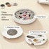 Modern Magnetic Sewing Kit – Compact Travel Sewing Box with Strong Magnetic Lid, 16-Thread Spools & Tools, Portable Needle Organizer for Home & On-the-Go Use (White)