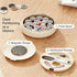 Modern Magnetic Sewing Kit – Compact Travel Sewing Box with Strong Magnetic Lid, 16-Thread Spools & Tools, Portable Needle Organizer for Home & On-the-Go Use (Beige)