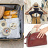 Modern Magnetic Sewing Kit – Compact Travel Sewing Box with Strong Magnetic Lid, 16-Thread Spools & Tools, Portable Needle Organizer for Home & On-the-Go Use (Beige)