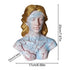 Blazing Maiden Figurine LED Lamp – Artistic Resin Sculpture with Crackled Light Effect, Elegant Decorative Night Light(Blue)