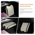Car Shoe Storage Box – Portable Leather-Look Organizer for Passenger Seat or Trunk, Dustproof and Moisture-Resistant with Zipper and Handle (Beige)