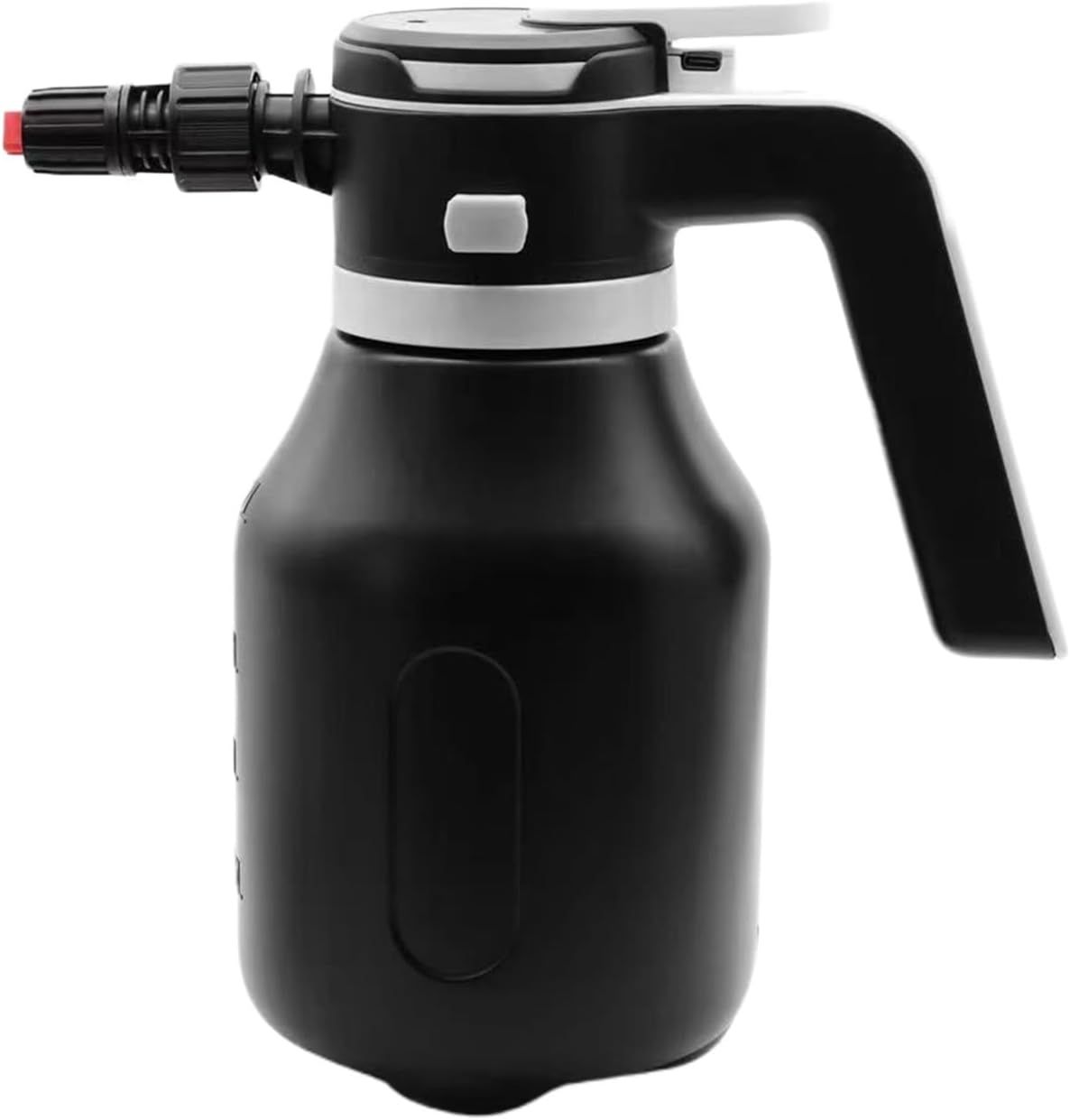 Electric Foam Sprayer for Car Wash, Garden & Home Cleaning, Rechargeable High-Pressure Tool with Adjustable Nozzle (Black)