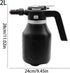 Electric Foam Sprayer for Car Wash, Garden & Home Cleaning, Rechargeable High-Pressure Tool with Adjustable Nozzle (Black)