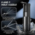 Electric Ear Cleaner with 5 Modes – Rechargeable Ear Irrigator with LCD Display, Foldable Nozzle, and Soft Silicone Tips for Safe Earwax Removal at Home or Travel (Black)