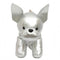 French Bulldog Shaped Bag – Cute Animal Crossbody Shoulder Bag with Adjustable Strap, PU Leather Dog Backpack for Women, Fashion Statement Accessory (Silver)