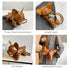 French Bulldog Shaped Bag – Cute Animal Crossbody Shoulder Bag with Adjustable Strap, PU Leather Dog Backpack for Women, Fashion Statement Accessory (Brown)