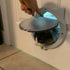 Indoor Cat Flap Door, 21cm/8.27in Opening
4 Locking Modes | Magnetic & Weatherproof | Thin Door & Wall | Easy Install |(white)