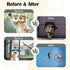 Indoor Cat Flap Door, 21cm/8.27in Opening
4 Locking Modes | Magnetic & Weatherproof | Thin Door & Wall | Easy Install |(white)