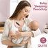 Hands-Free Wearable Electric Breast Pump for Moms on the Go with LED Display (white)